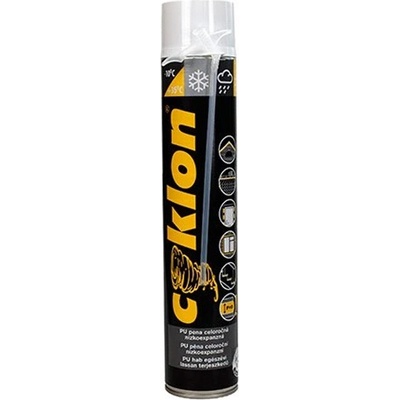 CYKLON PU pena nízkoexpanzná 750 ml žltá