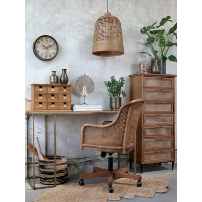 Chic Antique Hnedá Carlie s malými šuplíčkami 46 x 17 x 31cm