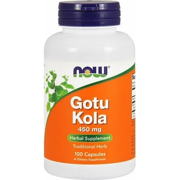 NOW Хранителна добавка Готу Кола, Now Foods Gotu Kola 450mg 100 Veg Caps