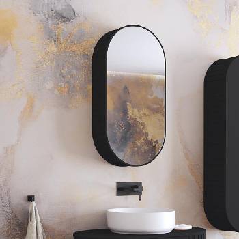 HALMAR Огледало за баня VENEZIA SLU черен (VENEZIA-SLU/black/bath/hal)