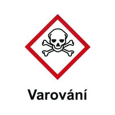 Toxické - varování 105x148mm - samolepka – Hledejceny.cz