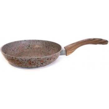 Olina RI Olina OL-172-20В ТИГАН 20 см. алум. с мрамор. покр. /сиво-черен, дръжка цвят дърво (1319090016)