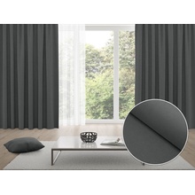 Biante Zatemňovací závěs Blackout BKU-119 Antracitově šedý - šířka 140 cm 140x240 cm