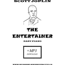 Hudební e-Knihkupectví Scott Joplin The Entertainer noty na snadný klavír +audio