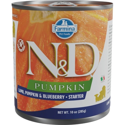 N&D Dog Pumpkin Starter Lamb & Blueberry 285 g