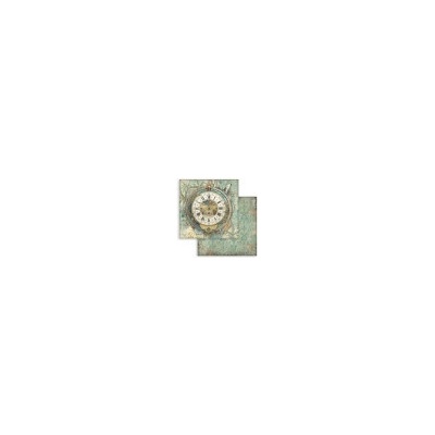 Gardens of Time, velké hodiny 30,5x30,5 scrapbook Stamperia SCR5254621145