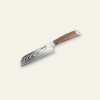 Seburo Santoku nůž HOGANI Deluxe Damascus 175mm