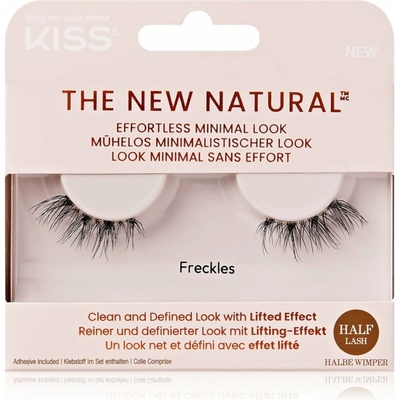 KISS The New Natural Effortless Minimal Look umelé mihalnice Freckles 2 ks