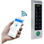 TTLock Смарт контролер с четец 13.56 MhZ, клавиатура, пръстов отпечатък , водоустойчив ASD H4F (CNSH4F)