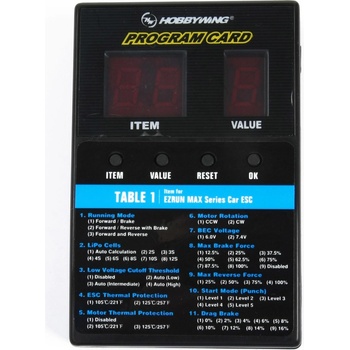 HOBBYWING LED programovací box