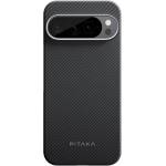 PITAKA Magsafe Калъф за Google Pixel 9 Pro XL, Pitaka Edge Case Black/Grey Twill, Черен (GPPB2402)