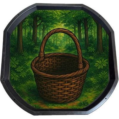 Košík v lese - podložka TUFF TRAY (MINI/MAXI) MAXI (86,5x86,5cm)