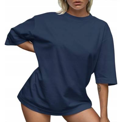 Dámske tričko Oversize T-Shirt bavlna voľná krátka šaty mini