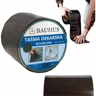 Bauhus Bitumenová střešní páska 15 cm grafit 5904441505634