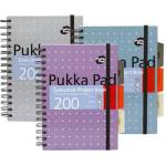Pukka Pad Спирална тетрадка, A5, с правила, 100 страници, PUKKA PAD "Metallic Project Book", смесен цвят 6336-MET (6336-MET)