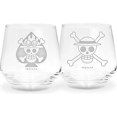 ABYstyle sklenic One Piece Luffy & Ace 2 x 300 ml