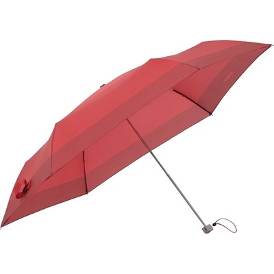 Samsonite Rain Pro 3 Sect. Manual Ultra Mini Flat GP skladací dáždnik Geometric Red Print