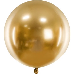 PartyDeco Златен хром балон 60см