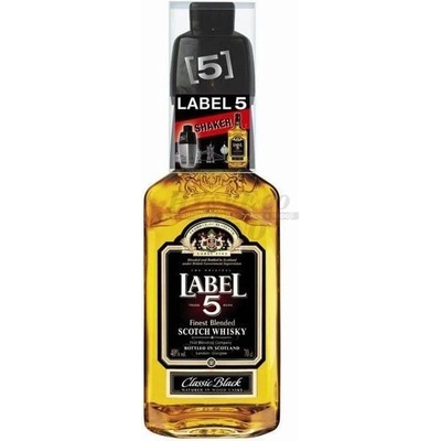 LABEL 5 40% 0,7 l (dárkové balení shaker)