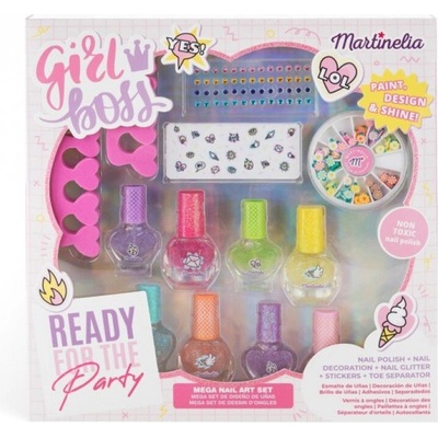 Aquarius Cosmetic Комплект за маникюр, Martinelia, Super Girl, 12 части (MA26106)