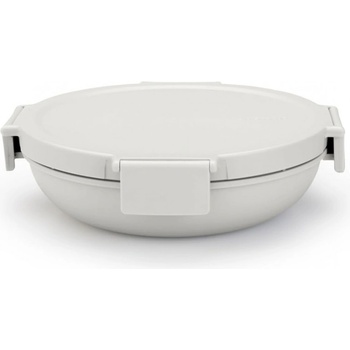 Brabantia Кутия за храна Brabantia Make&Take 1006301, 1 л, Непропусклива, Херметично затваряне, Без BPA, Светлосив (1006301)