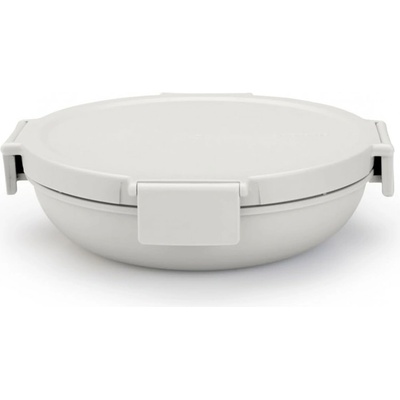 Brabantia Кутия за храна Brabantia Make&Take 1006301, 1 л, Непропусклива, Херметично затваряне, Без BPA, Светлосив (1006301)