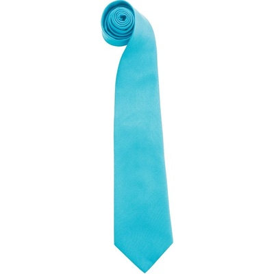 Premier Workwear Kravata s jemným vzorom tyrkysová