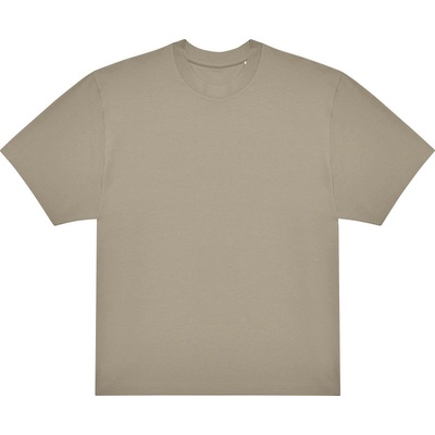 B&C E220 Oversized z těžké bavlny krátký rukáv pánské COT01012T35300-mastic