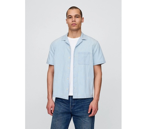 Gap Chambray košile modrá