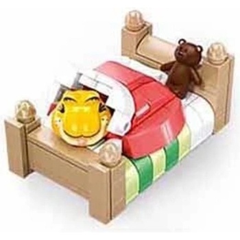 Sluban B1221E Garfield v posteli