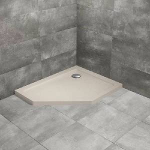 Radaway Петоъгълно душ корито Radaway Doros PT E Stone 100x80 см акрил кашмир дясно (SDRPT1080-01-84SR)