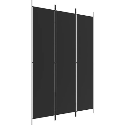 Lumarko Paraván 3-panelový černý 150x220 cm tk