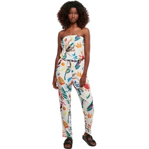 Urban classics Гащеризон Urban classics Viscose Bandeau sleeveless jumpsuit - White (White Sand Fruity)