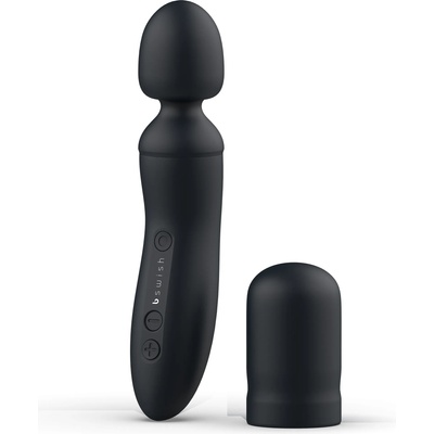 B Swish bthrilled Premium Wand Vibrator Black