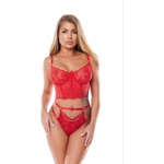 Anais Kaia Corset Red XS