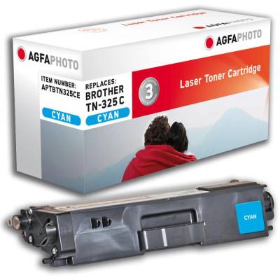 Compatible AgfaPhoto Brother TN-325C Тонер Сиан (APTBTN325CE)