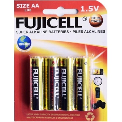 Батерии Fujicell AA алкални 4 бр