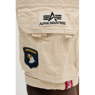 Alpha Industries къс панталон карго мъжки от памук с еластан (186209)