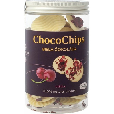 DP Chocolate ChocoChips biela višňa 160 g
