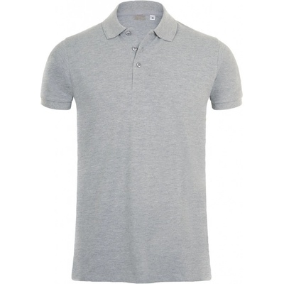 Soľs PHOENIX men pánské polo triko SL01708 melanž šedá