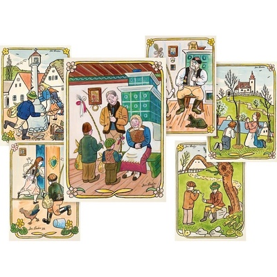 UNIPAP pohlednice velikonoce Josef Lada 1300176 425863 – Zboží Mobilmania