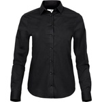TEE JAYS tj4025 / Дамска риза с дълъг ръкав - черна l (18402500203)