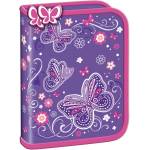 Bambino Premium Ученически несесер Bambino Premium - Butterfly, с 1 цип (606779)