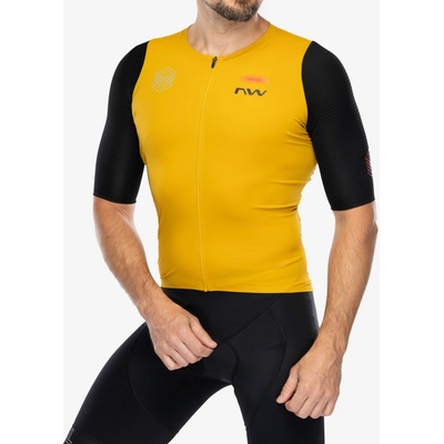 Northwave Extreme Evo Jersey Short Sleeve ochre/black