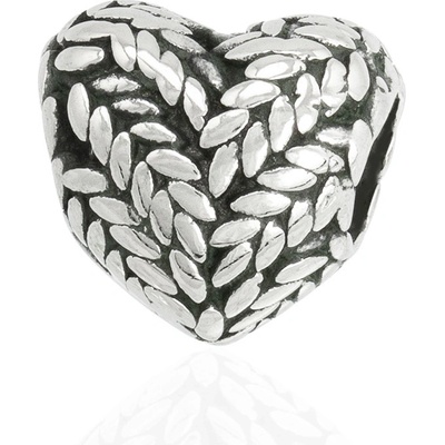 Linda's Jewelry Přívěsek Srdce Přírody chirurgická ocel IP041