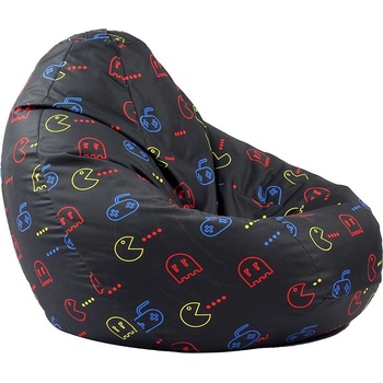 Image 1 of PUFRELAX Пуф, круша, 320л. , Nirvana Grande, Game On, Водоустойчив, Перящ се калъф, Пълнеж от Полистиролни перли, принт, 8313 (PUF-G-NGR-TEXP-GAM)