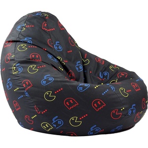 PUFRELAX Пуф, круша, 320л. , Nirvana Grande, Game On, Водоустойчив, Перящ се калъф, Пълнеж от Полистиролни перли, принт, 8313 (PUF-G-NGR-TEXP-GAM) - topmall
