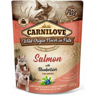 Carnilove Dog Puppy Paštéta salmon with cranberry 300 g