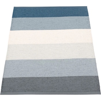 Pappelina Син и кремав килим за открито и закрито 70x100 cm Molly Ocean Grey - Pappelina (MY3F710)