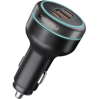 Promate Зарядно за кола ProMate - PowerDrive-230, USB-C, 230W, черно (6959144064772)